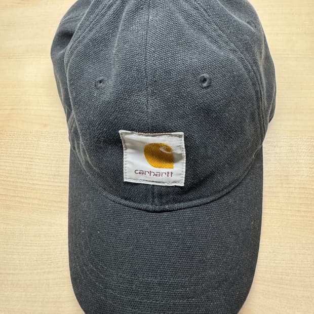칼하트 캔버스캡 6패널 블랙