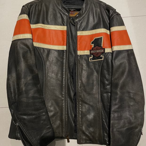 할리데이비슨 소가죽 자켓 XL