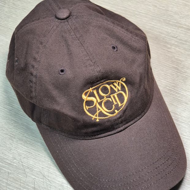 슬로우애시드 볼캡 브라운