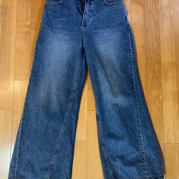 트리밍버드 와이드 청바지 M