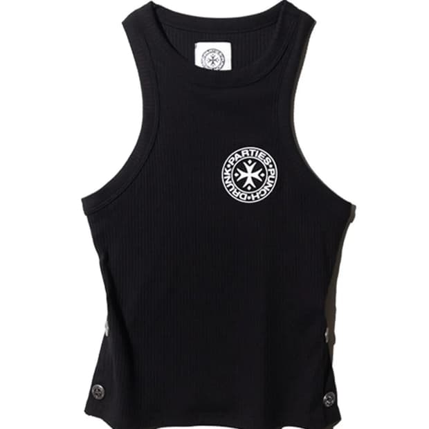 펀치드렁크파티즈 Mothers Worry Tank Top BLACK