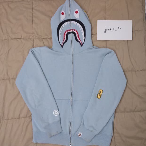 베이프 PONR 샤크 후드집업