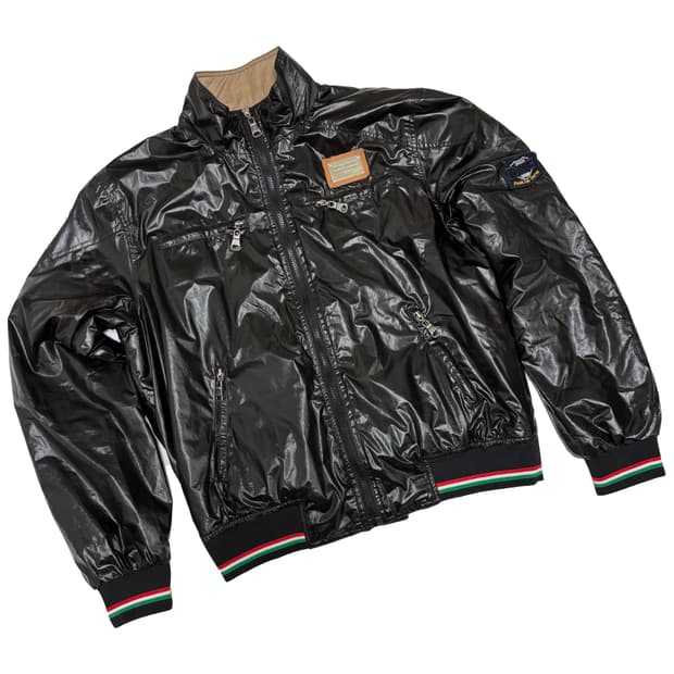 돌체앤가바나 이탈리아 스트라이프 나일론 자켓