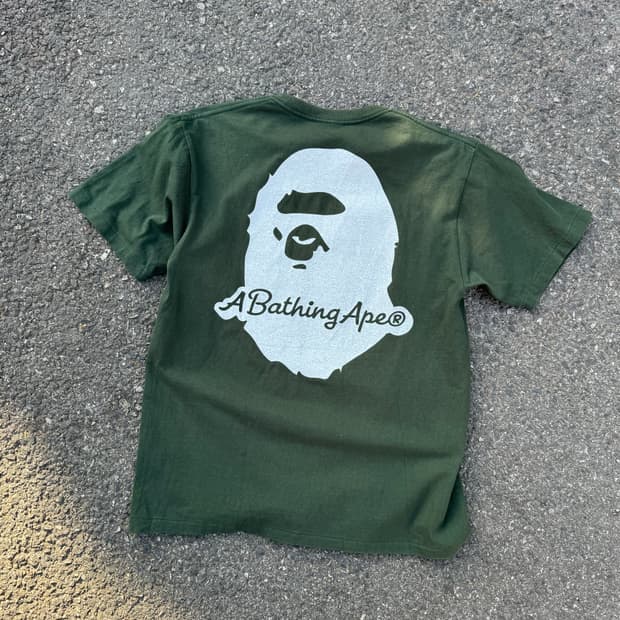 베이프 에이프 헤드 반팔티셔츠 
