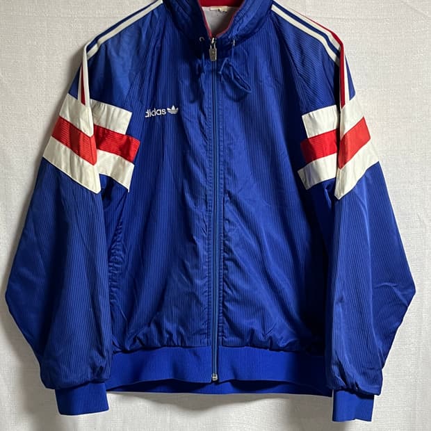 착샷 아디다스X데상트 바람막이 블루종 트랙자켓 110