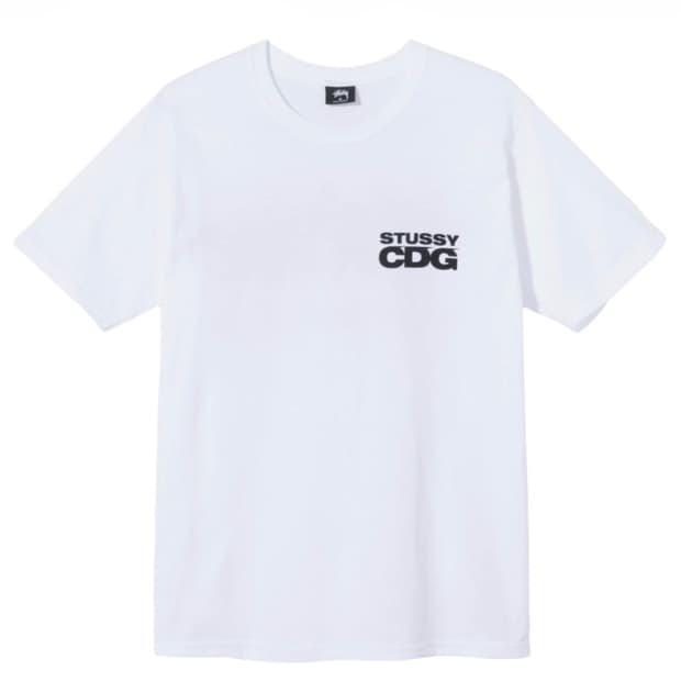 꼼데가르송 x 스투시 반팔 티셔츠