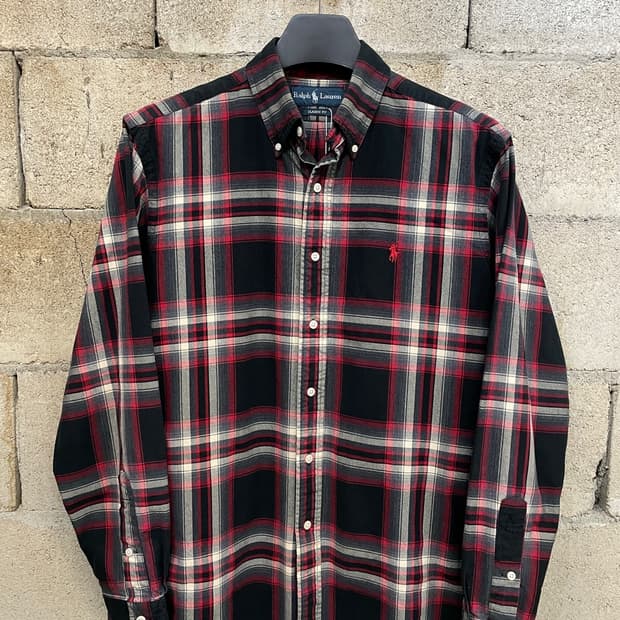 폴로 랄프로렌 코튼 체크 셔츠 