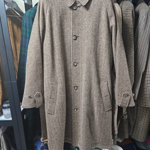 폴로 리버시블 헤링본 발마칸. 105~110