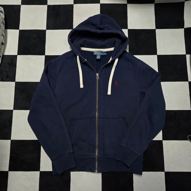 M 폴로랄프로렌 써멀 후드집업 네이비