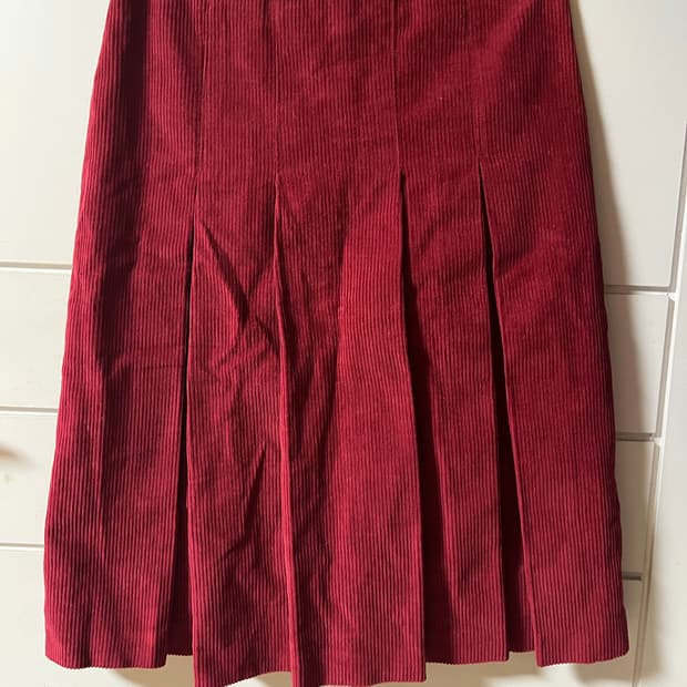 코듀로이 스커트