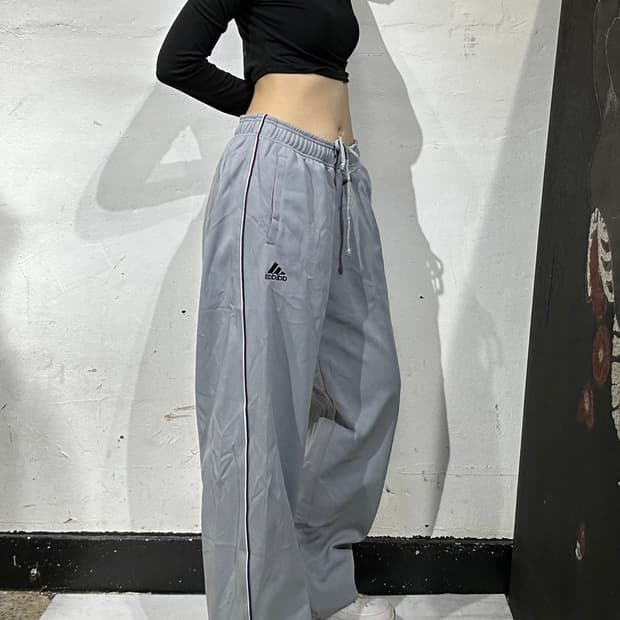 아디다스 라이드 그레이 추리닝 바지 트레이닝 팬츠 L