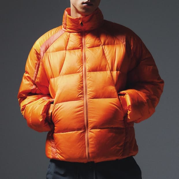 트래블 숏패딩 자켓 오렌지