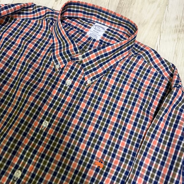 [XXL] 브룩스 브라더스 체크 셔츠 새상품