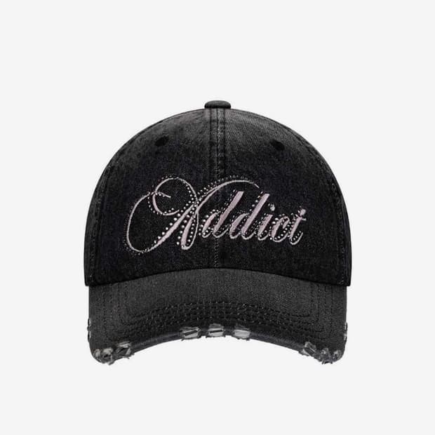 원가양도 2000 에이딕트 에딕 캡 모자 ADDICT CAP 블랙 데님
