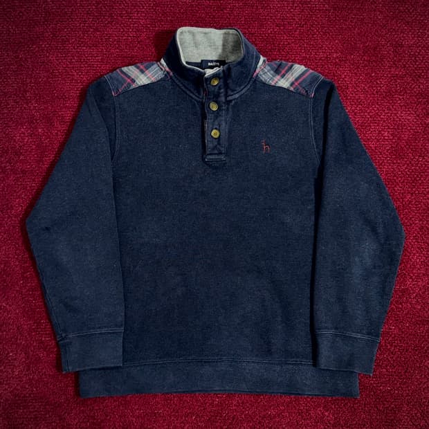 헤지스 네이비 스웨트셔츠 100