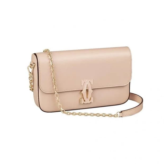 (새상품) 까르띠에 핑크 미니 체인백 정품