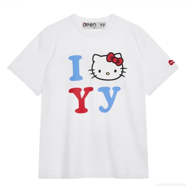 OPEN YY 오픈와이와이 x 헬로키티 티셔츠