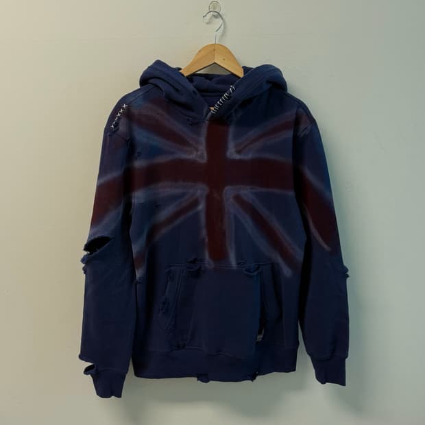 Distressed graffiti UK 🇬🇧 mood hoodie