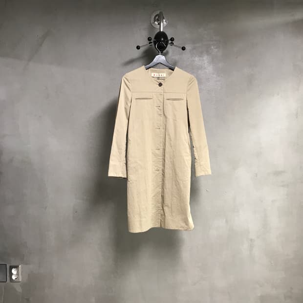 마르니 베이지 코트 38(W)