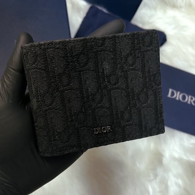 [25년구매/풀구성] 디올 오블리크 반지갑