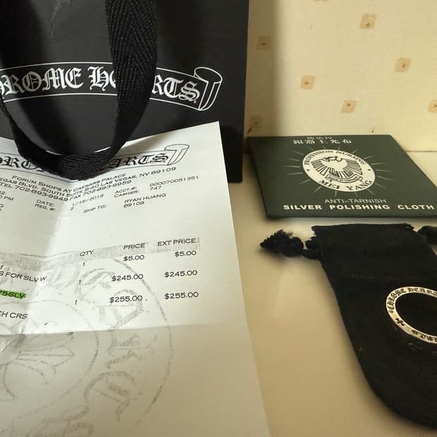 [US7.5] 크롬하츠 포에버링 6mm 팝니다