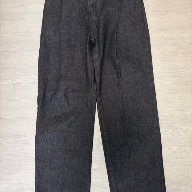 언어팩티드 데님 블랙