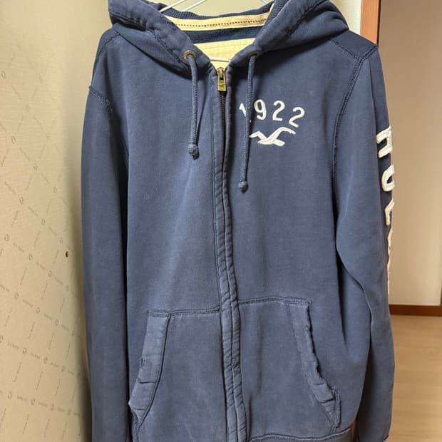 홀리스터 네이비 후즈집업