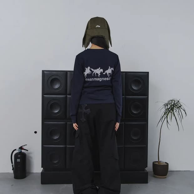 탄산마그네슘 홀스 래빗 롱슬리브 (네이비)