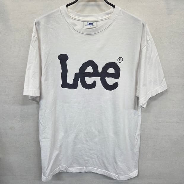 Lee 빅로고 반팔 화이트 M