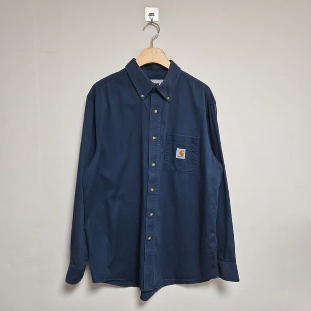 칼하트Carhartt 네이비 코튼 셔츠 L - S248