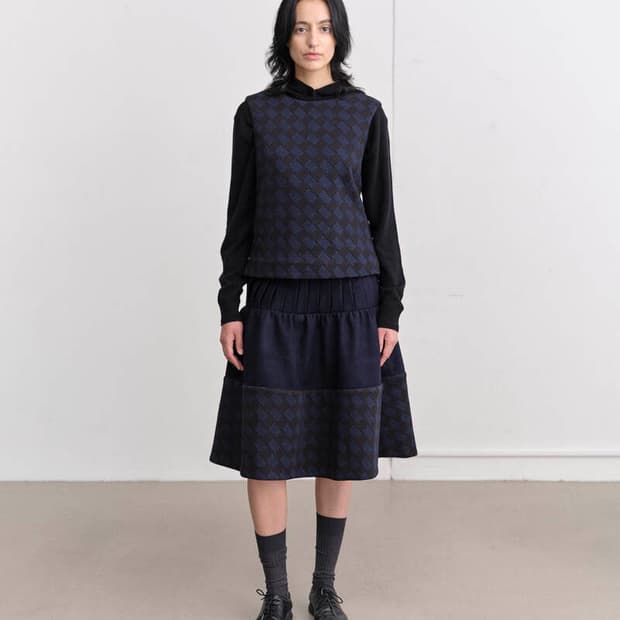 더컬러컬러 thecolorcolor 누비 스커트 M (판매/s로 교환)