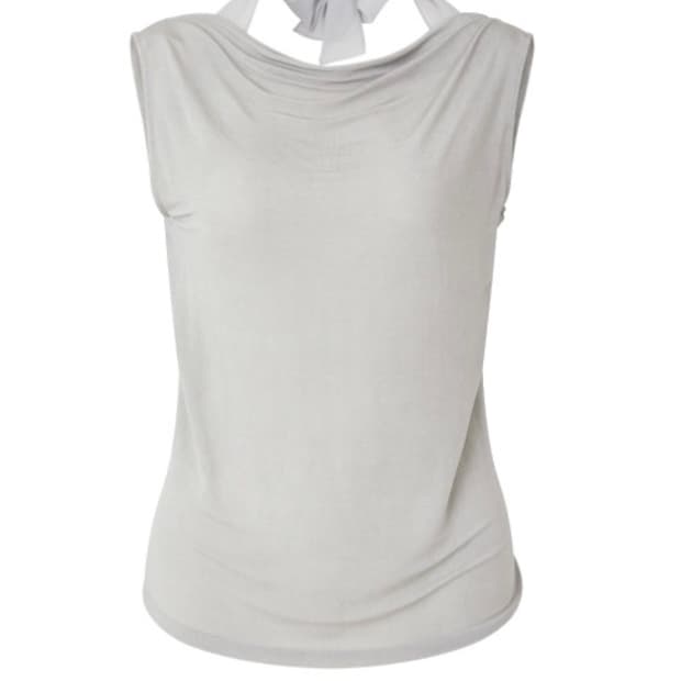 Teak 티크 슬리브리스 TIE NECK SLEEVELESS TOP