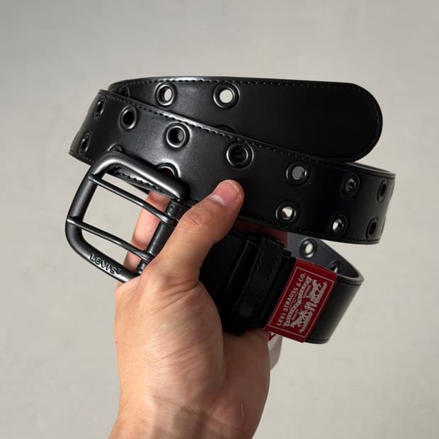 double eyelet belt 더블 아일렛 벨트