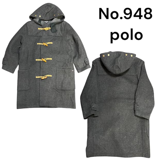 90s 폴로 랄프로렌 진스 떡볶이 코트 오버핏 후드 코트 