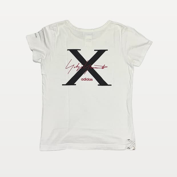 S)Yohji YamamotoxAdidas10주년 기념 반팔 티셔츠