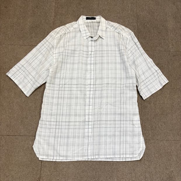 Kris Van Assche 크리스 반 아쉐 썸머 체크 셔츠 48