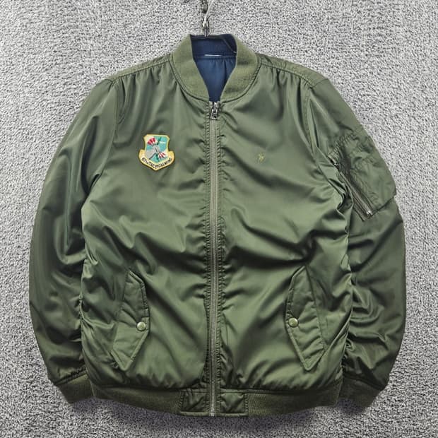 폴로랄프로렌 리버시블 MA-1 봄버 자켓 ( XL ) / 10912