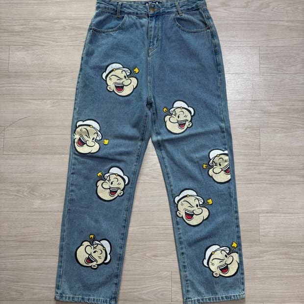 타카샤(tyakasha) 뽀빠이 연청 데님 32