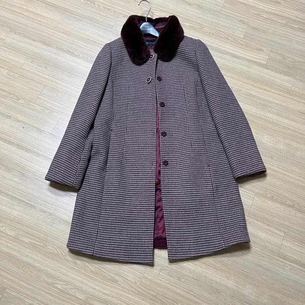 아날도바시니 퍼 코트 (퍼탈착가능)(새상품)