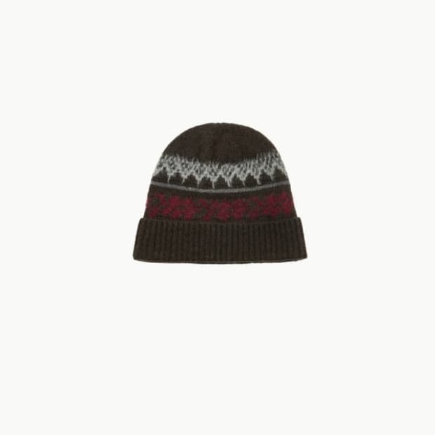 아모멘토 비니 Motive Jacquard Beanie