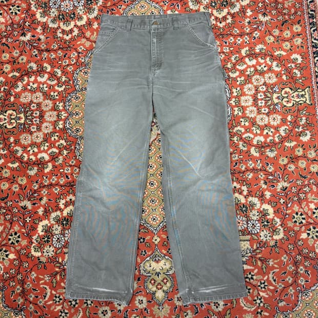 [33] 칼하트 싱글니 모스그린 워크팬츠