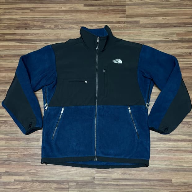 올드스쿨 노스페이스 데날리 네이비 폴라텍 후리스 플리스 자켓 l