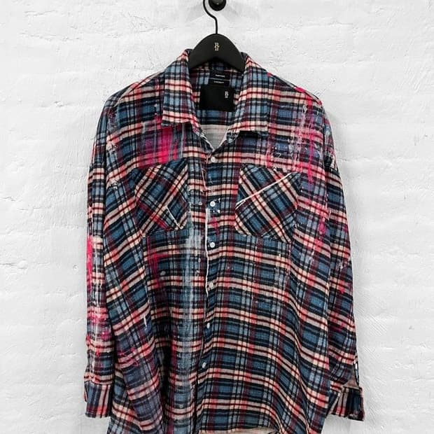 R13 25ss 드롭넥 워크셔츠 L 