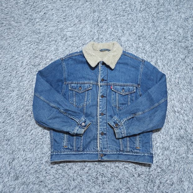 리바이스) L 남자 쉐르파 데님트러커자켓  올드스쿨/ 왕눈이샵