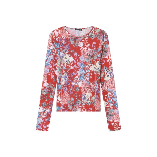 콜로신스 팬지 탑 레드