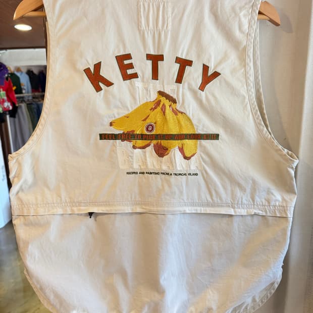 90s KETTY 바나나 자수 베스트