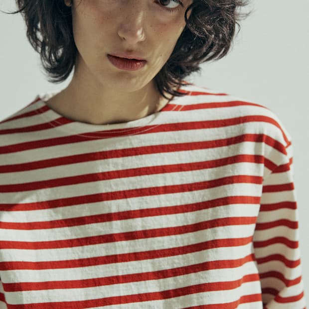 토마스모어 베네치아 스트라이프 레드 M