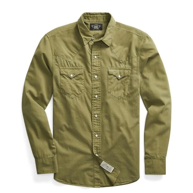 RRL 더블알엘 콘쵸 웨스턴 셔츠