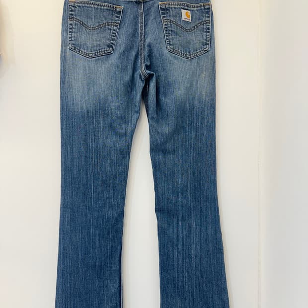 10x32) 칼하트 트래디셔널 핏 워싱 중청 데님 팬츠