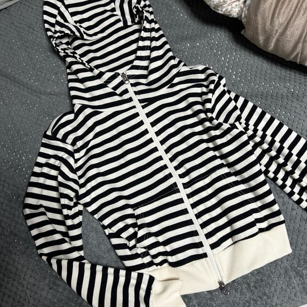 고양이 귀 단가라 후드집업 지뢰고스로리